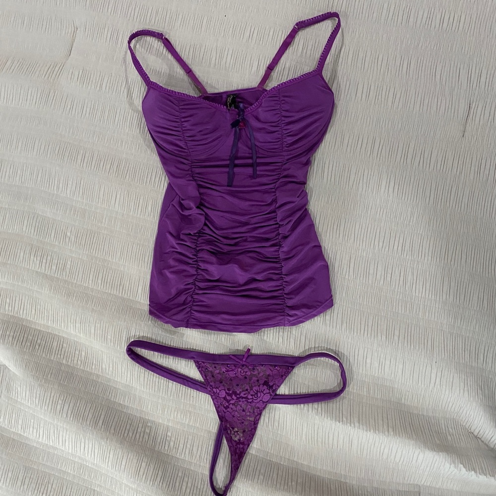 Vctoria’s Secret Y2K (2006) Milkmaid Cami Set (S)